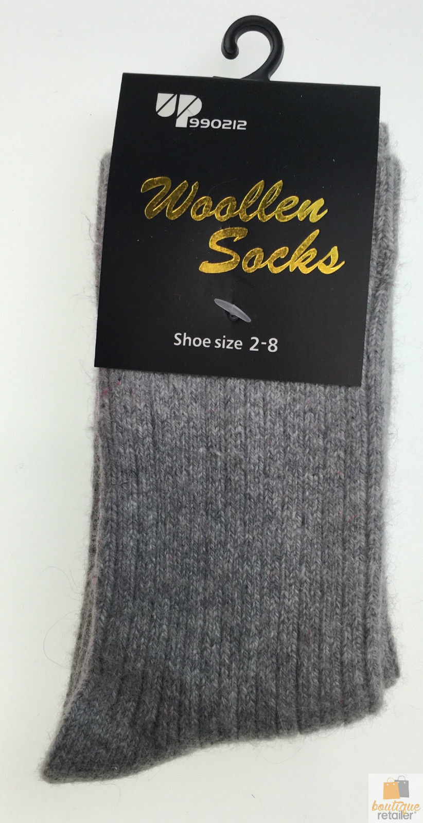 2 Pairs WOOL BLEND SOCKS Ladies Womens Thick Soft Work Thermal Warm Winter-4