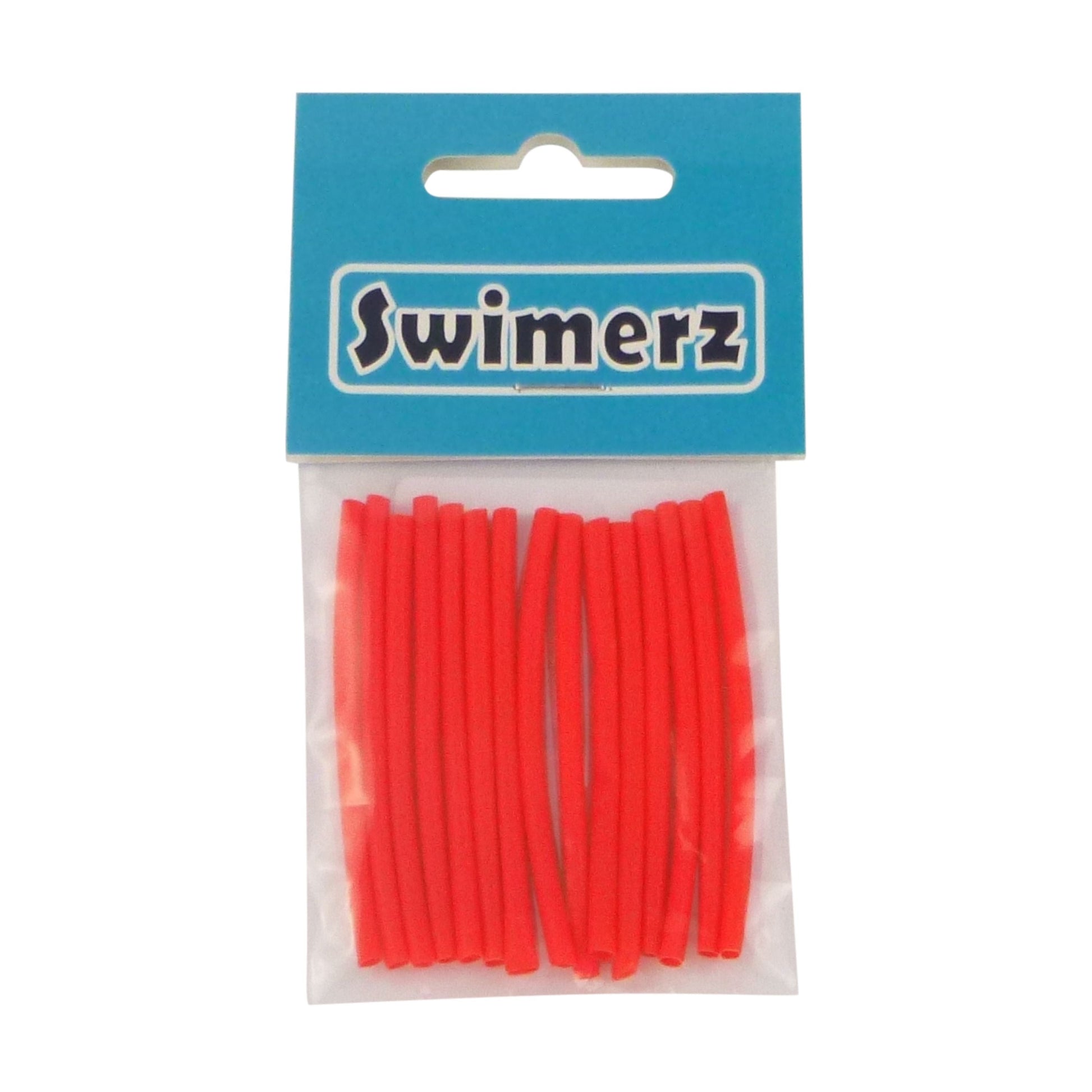 Swimerz Assist Hook Sleeves, Red, 50mmL X 2mmD, Qty 15-0