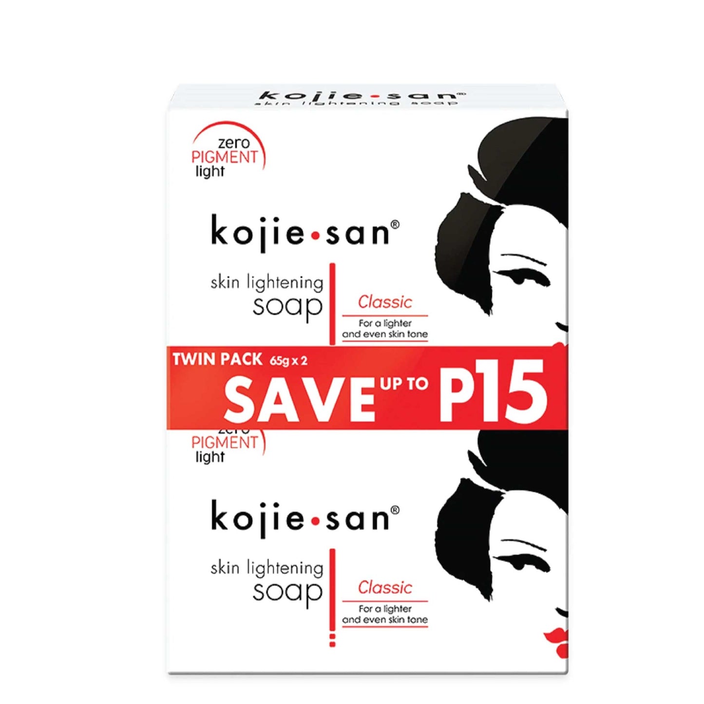 2x 65g Kojie San Soap Bar - Original Kojic Acid Bars-0
