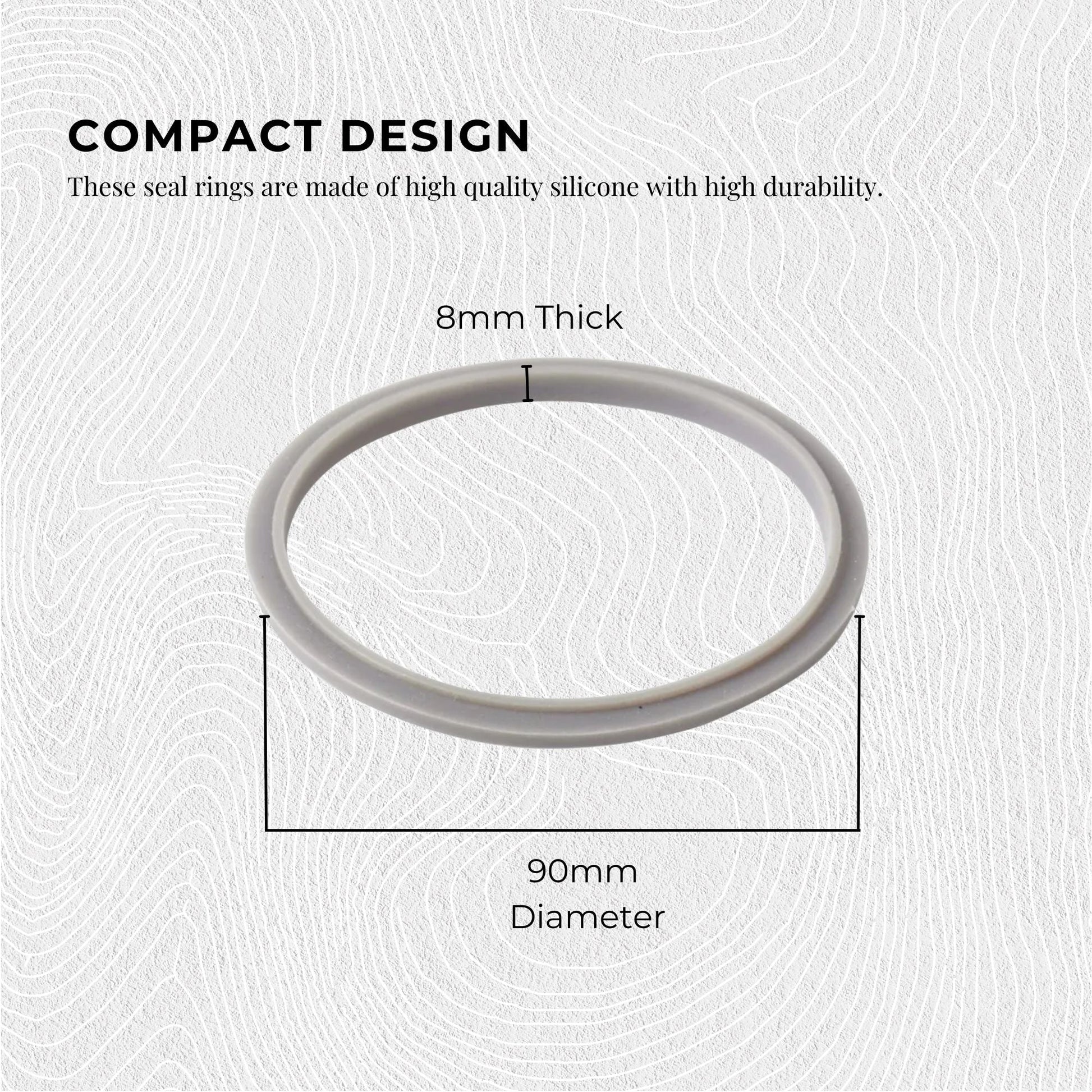 2x For Nutribullet Gasket Seal Grey Ring For 900W - Most 600W 1200W Blade-4