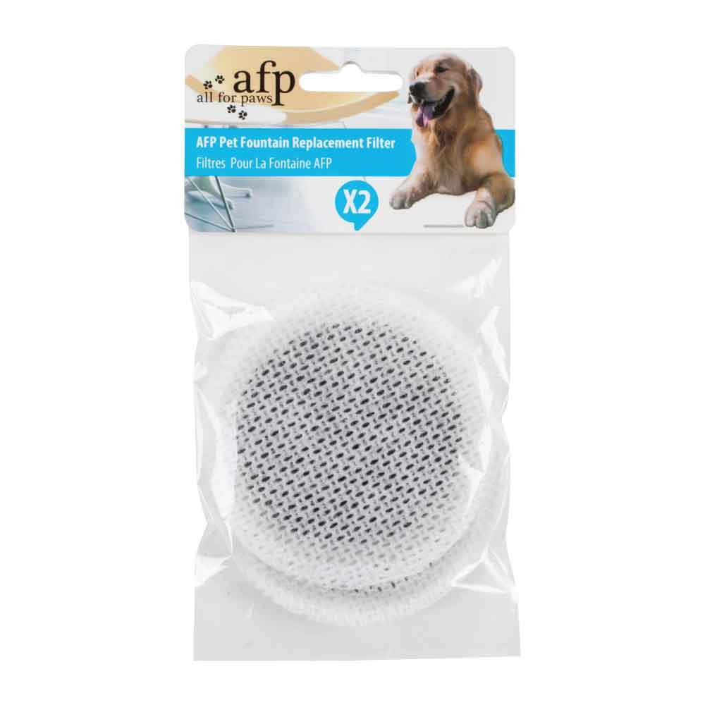 2x Replacement Filters - For Pet Dog Fountain Fresh Water Filter - Pad Packs-0