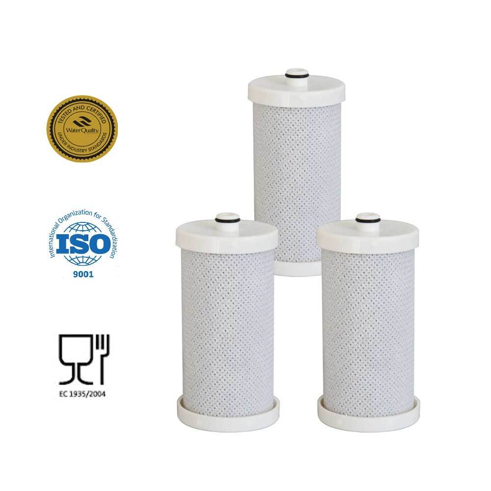 3 Pack Fridge Water Filter Cartridges RWF2300A RFC2300A For Frigidaire WF1CB Kenmore-1