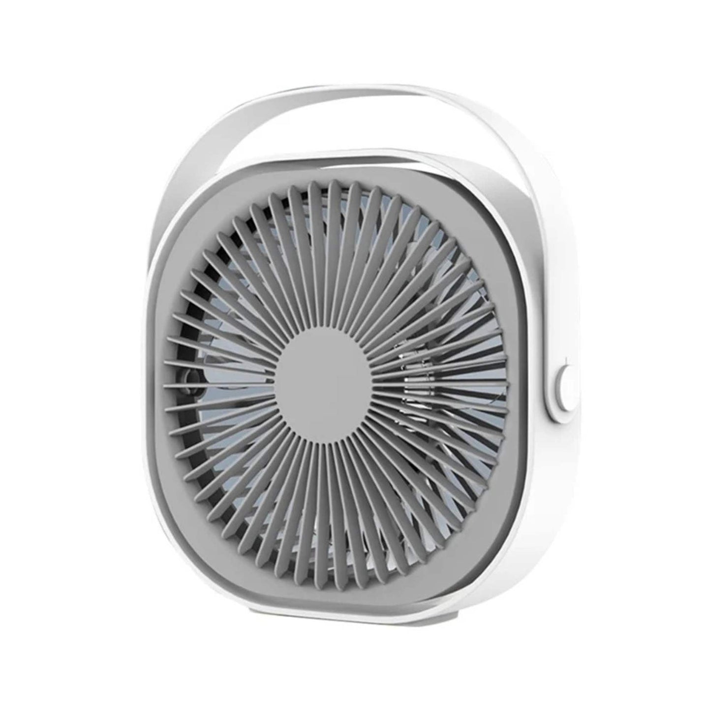 3-Speed USB 20cm Desktop Fan – Quiet Portable Lightweight Rechargeable Cooler-0