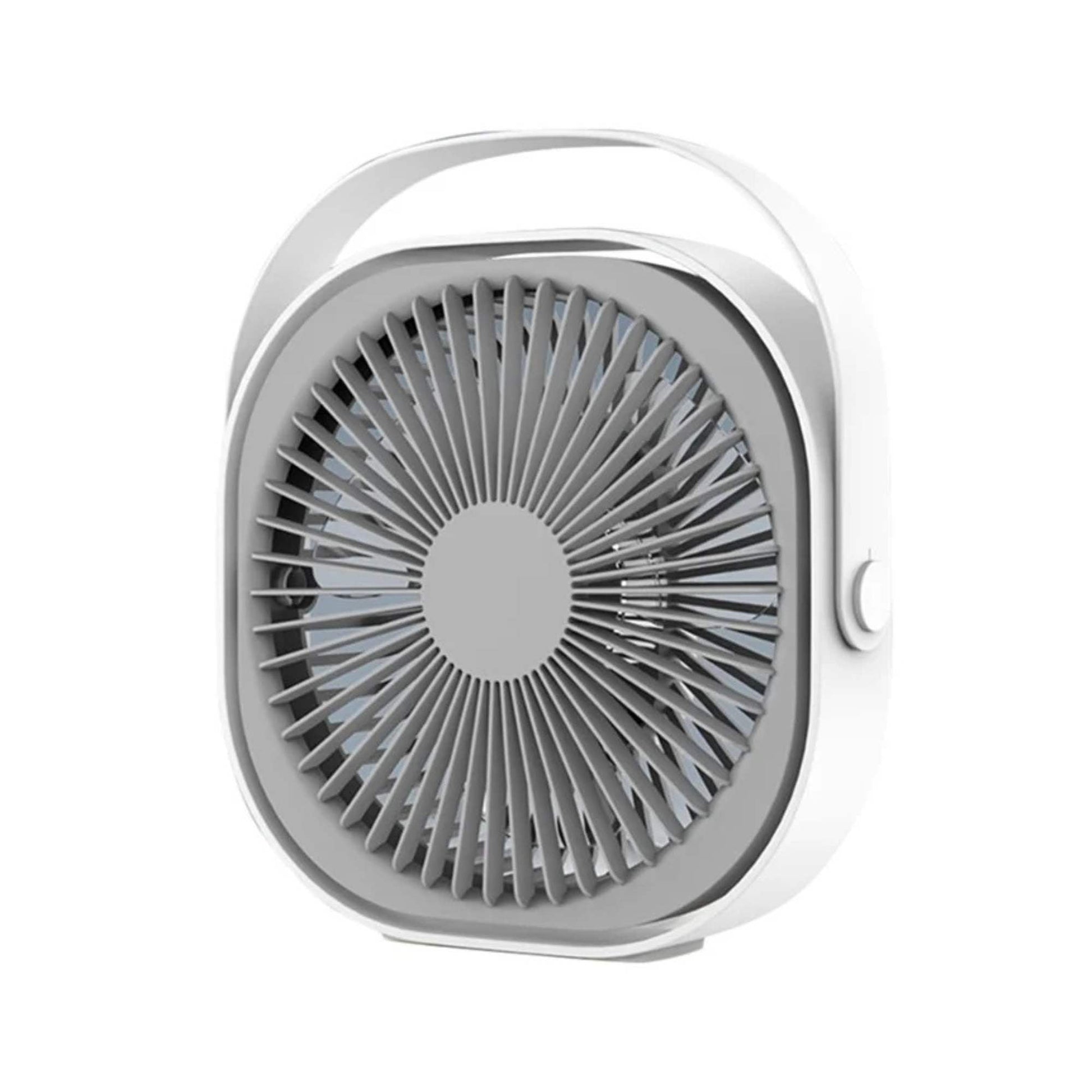 3-Speed USB 20cm Desktop Fan – Quiet Portable Lightweight Rechargeable Cooler-0