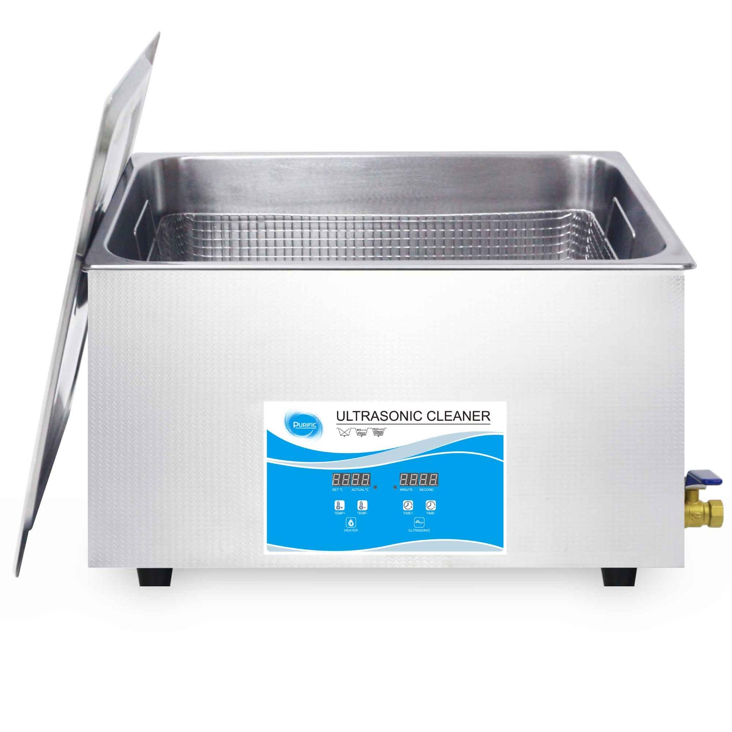 30L Digital Ultrasonic Cleaner Jewelry Ultra Sonic Bath Degas Parts Cleaning-0