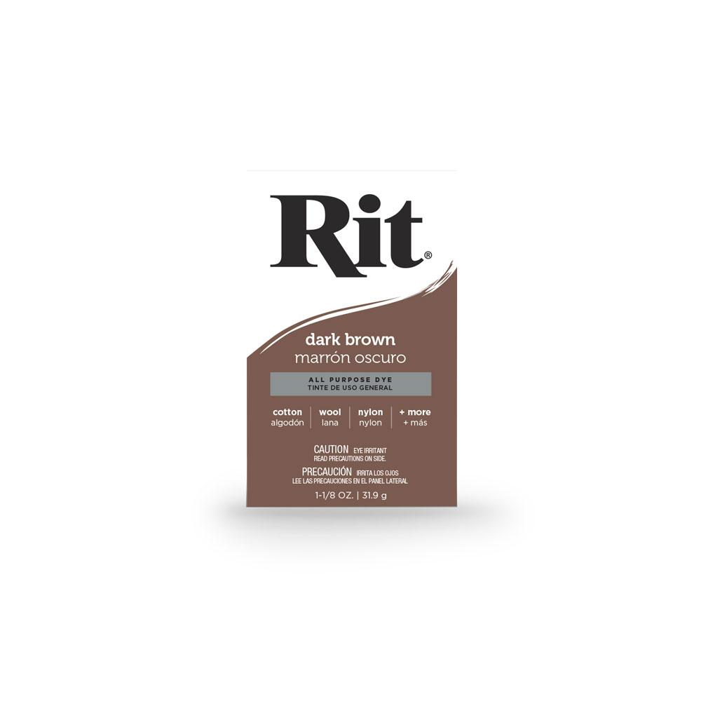 31.9g Dark Brown Fabric Dye Powder Rit All Purpose Clothes Cloth Tie Colouring-0