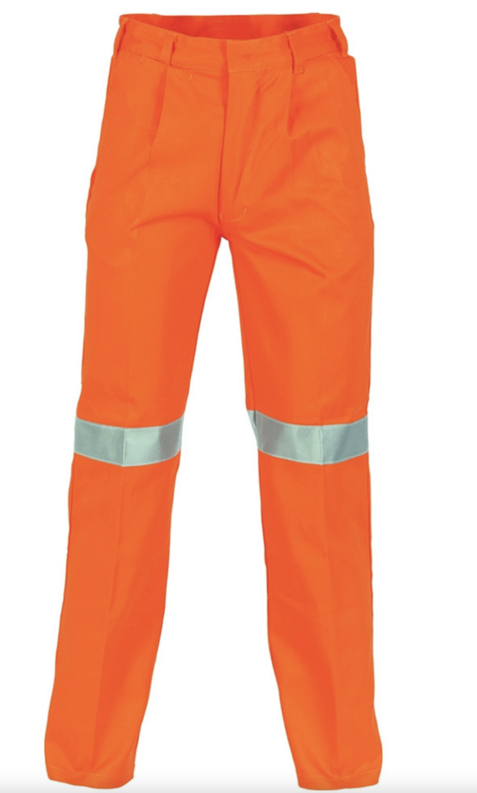 DNC Cotton Drill Pants With 3M Reflective Tape - Orange - Size 107R-0
