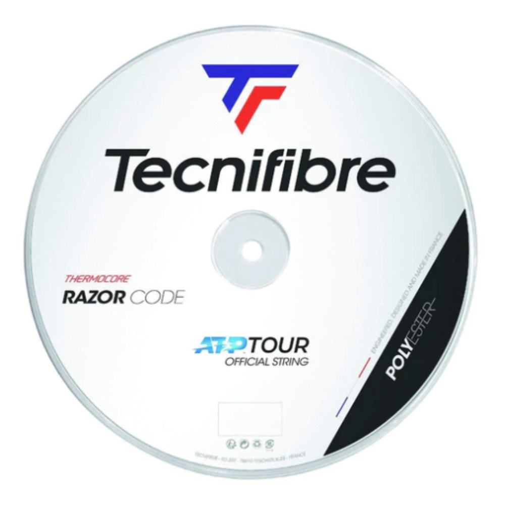 Tecnifibre Razor Code 200m Tennis String Reel 1.25mm/17 Gauge - White-1