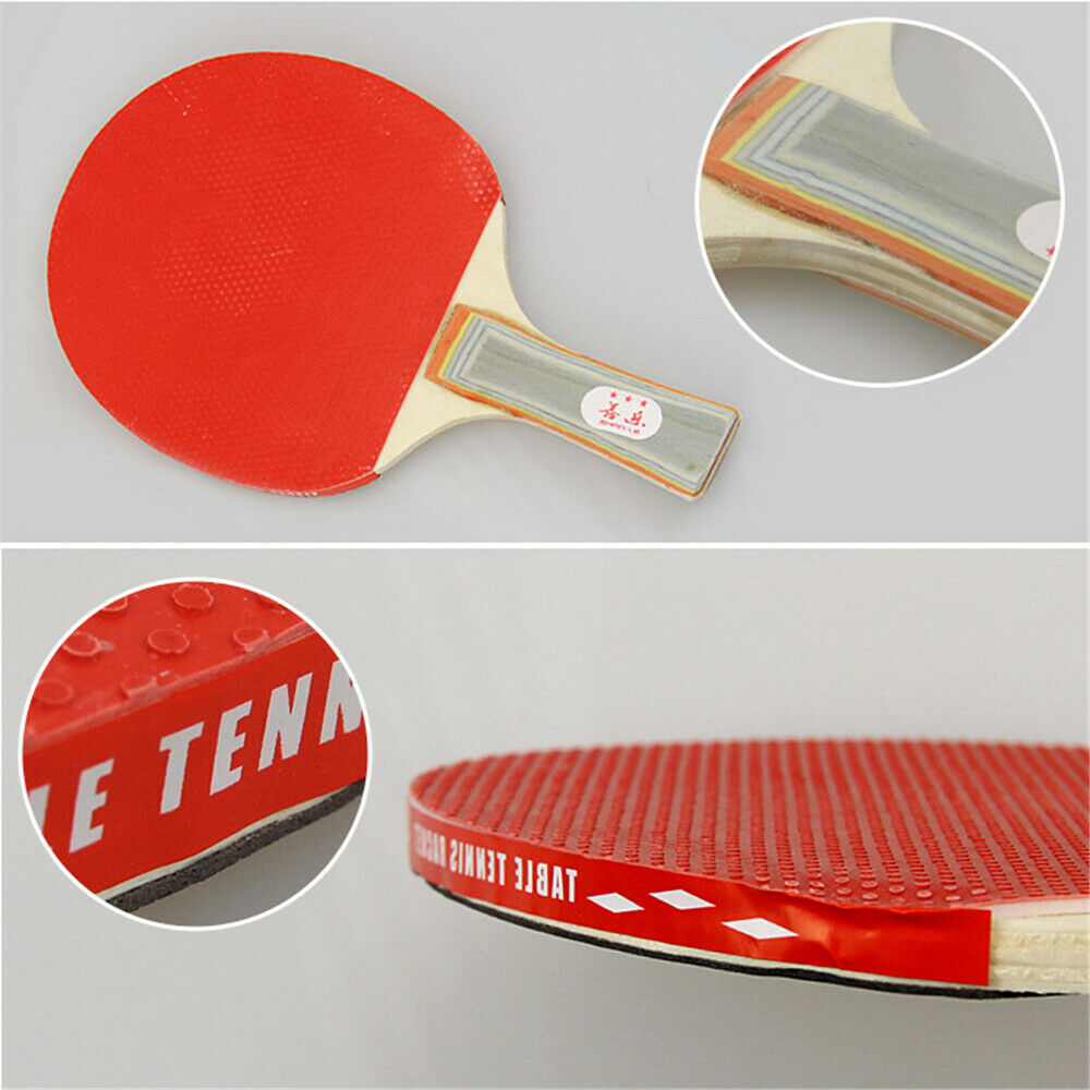 2 Players Table Tennis Set 2 Rackets Bats with 3 Ping Pong Balls Home Sports-3
