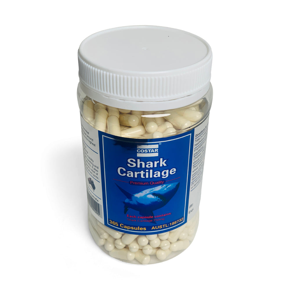 365x 750mg Shark Cartilage Caps Costar Joint Anti Inflammatory Supplement-2