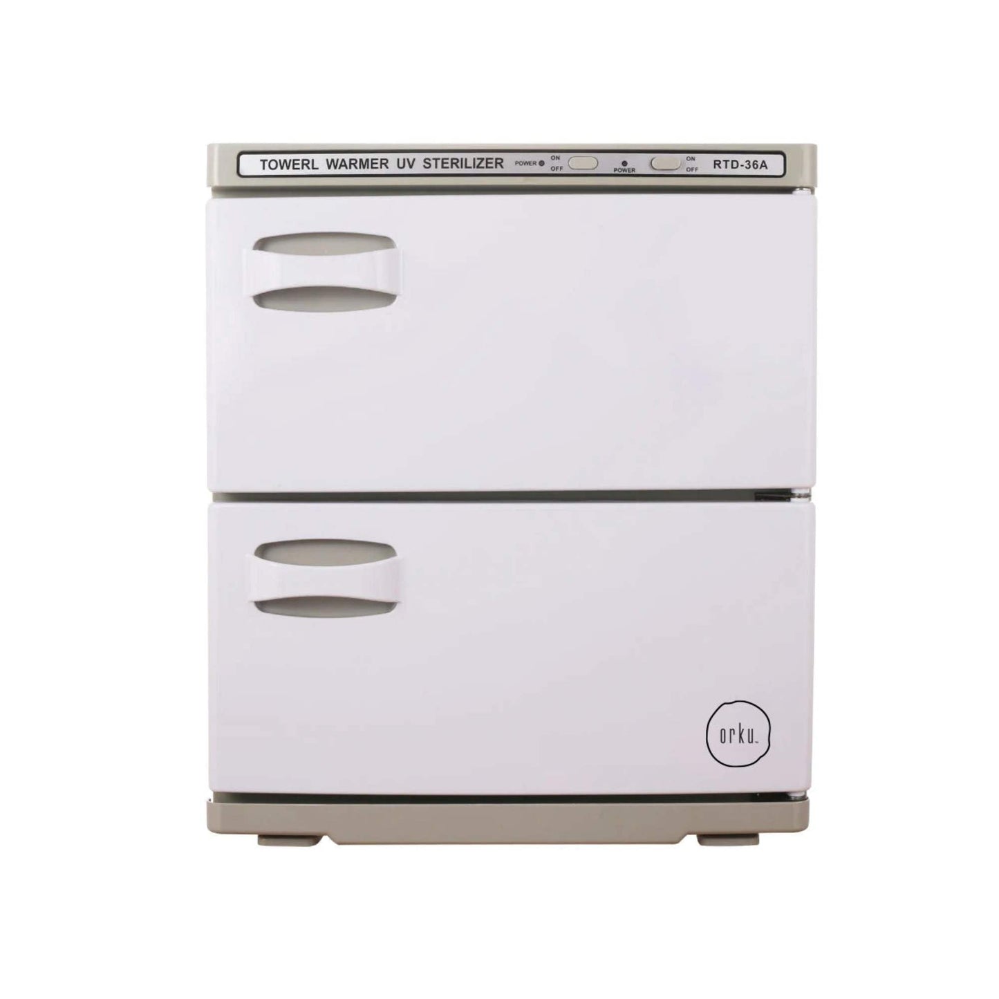 36L White UV Electric Towel Warmer Steriliser Cabinet Beauty Spa Heat Sanitiser-0