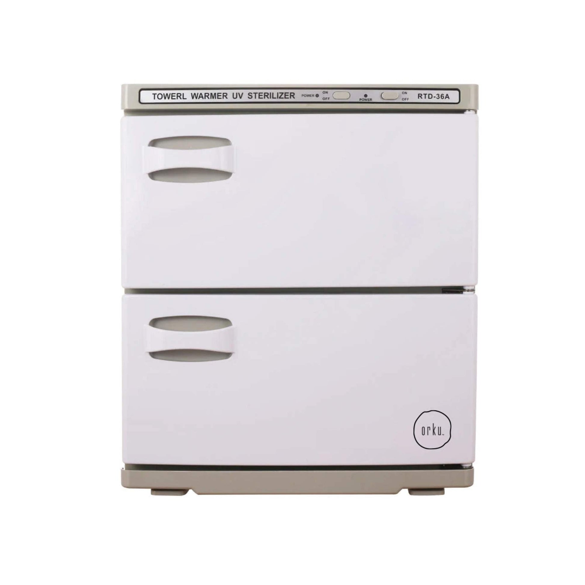 36L White UV Electric Towel Warmer Steriliser Cabinet Beauty Spa Heat Sanitiser-0