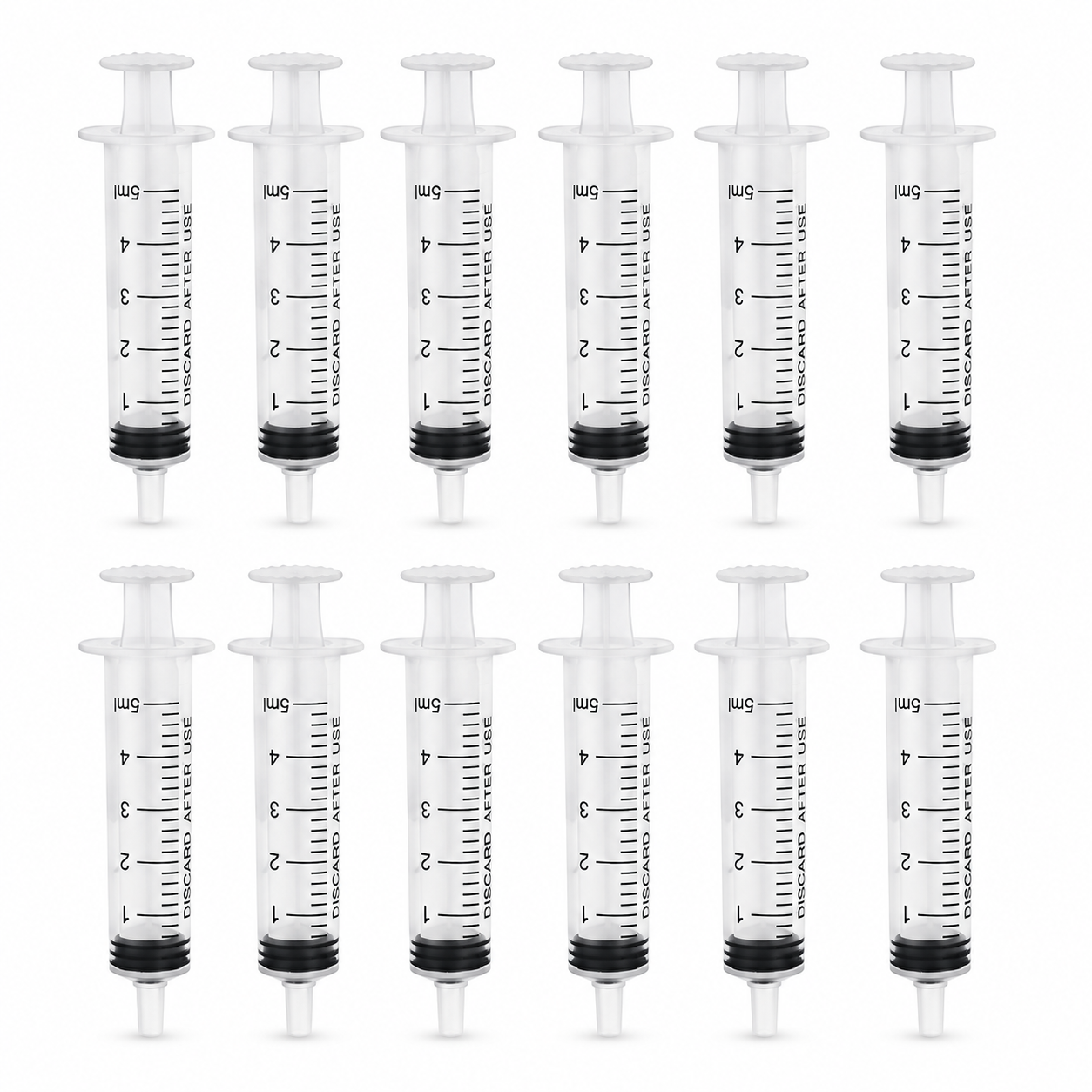 12x 5ml Dessert Syringes Cocktail Cake Party Shooter Crafts