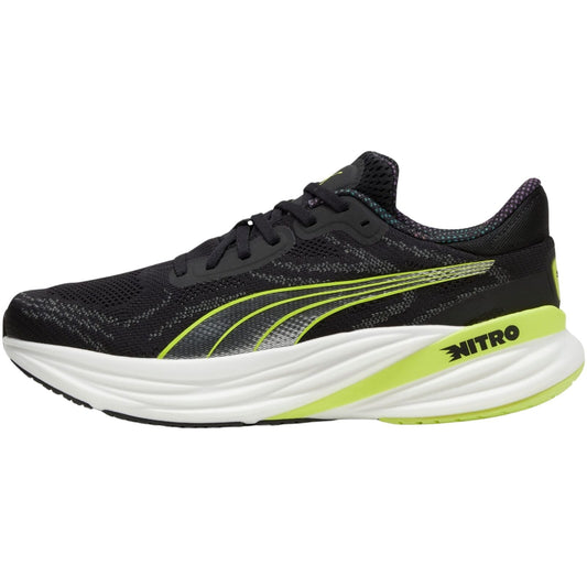 Mens Puma Magnify NITRO 2 Psychedelic Rush PUMA Black-Lime Pow - Size 12