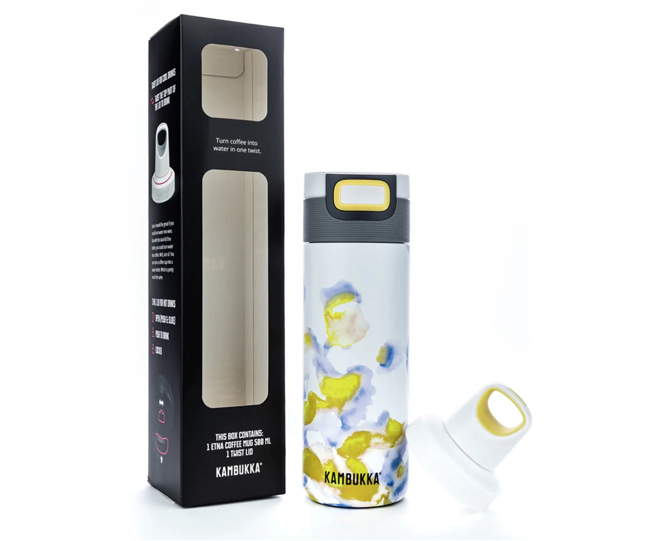 Kambukka Etna 500ml Insulated Water Bottle Drinking Tumbler Travel Coffee Flask-1