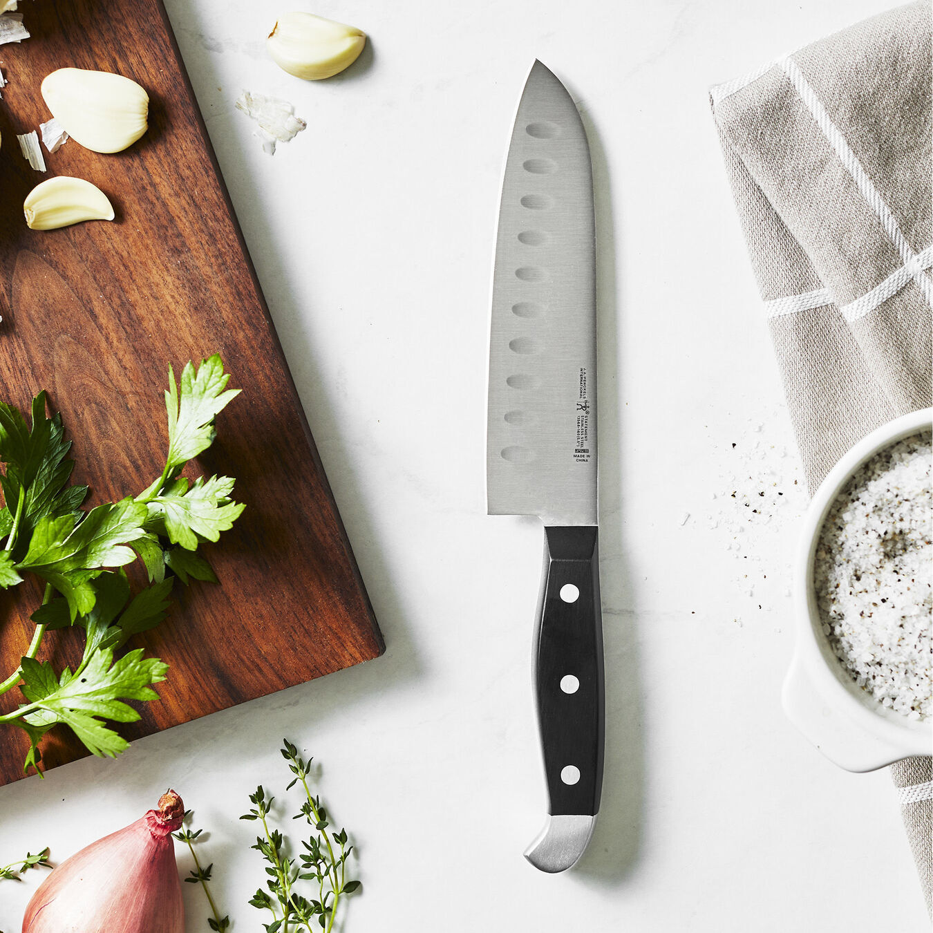 ZWILLING Santokumesser Hollow Edge Santoku Knife - 180 mm / 7"-4