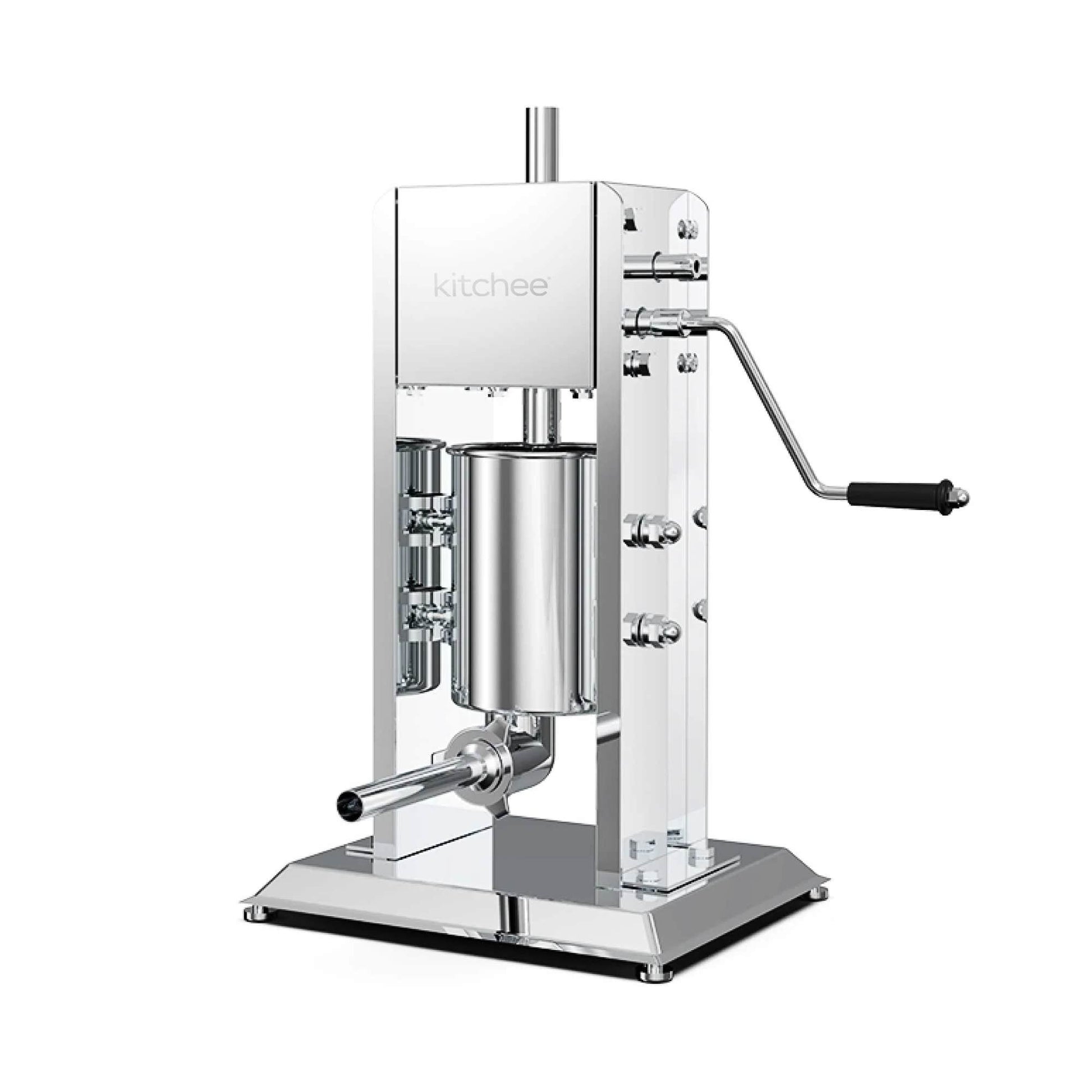 3L Manual Vertical Sausage Filler - Stainless Stuffer Meat Press Machine-0