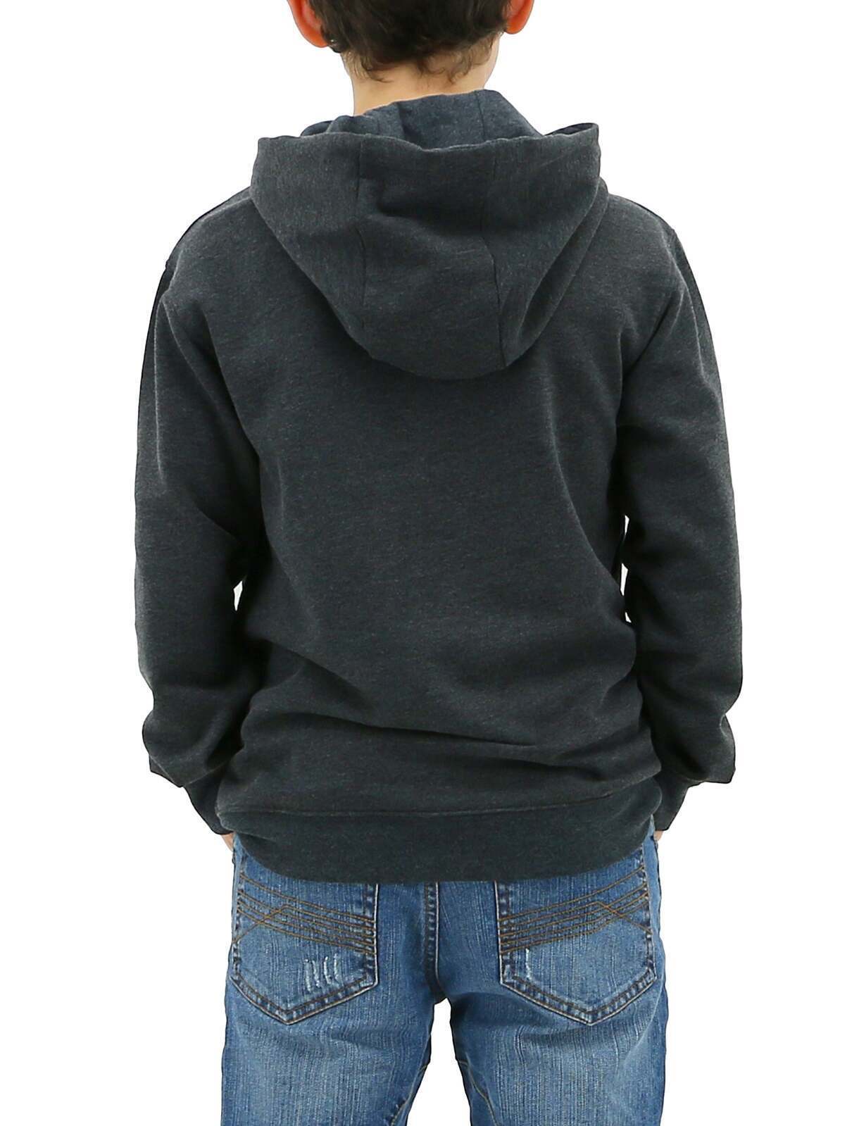 Liverpool FC Youth Boys Hoodie Jumper LFC Anfield Hoody - Grey-3