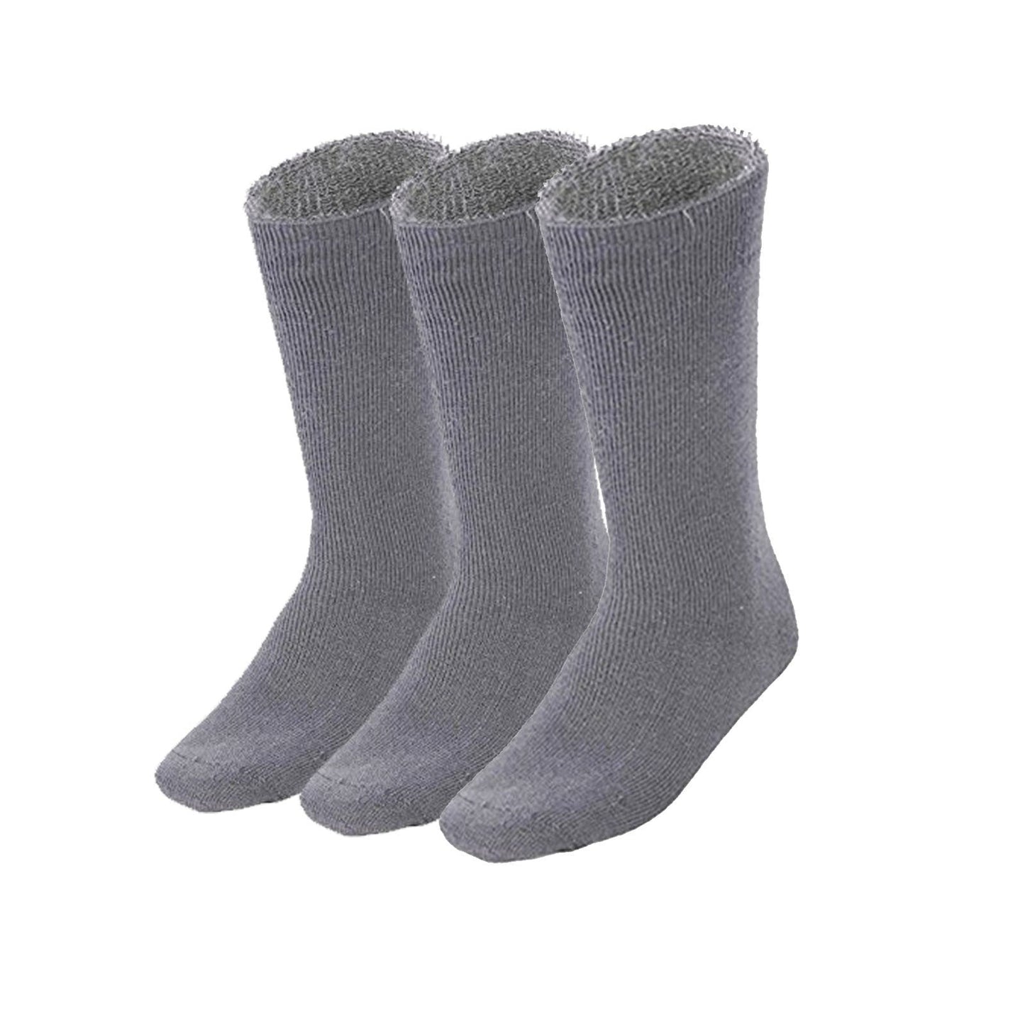 3 Pairs BAMBOO SOCKS Mens Heavy Duty Premium Thick Work Socks Cushion BULK-6