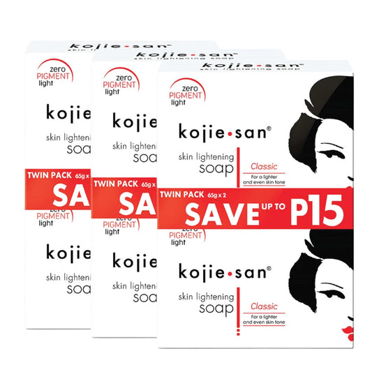 3x 65g Kojie San Soap - Original Kojic Acid Bars-0