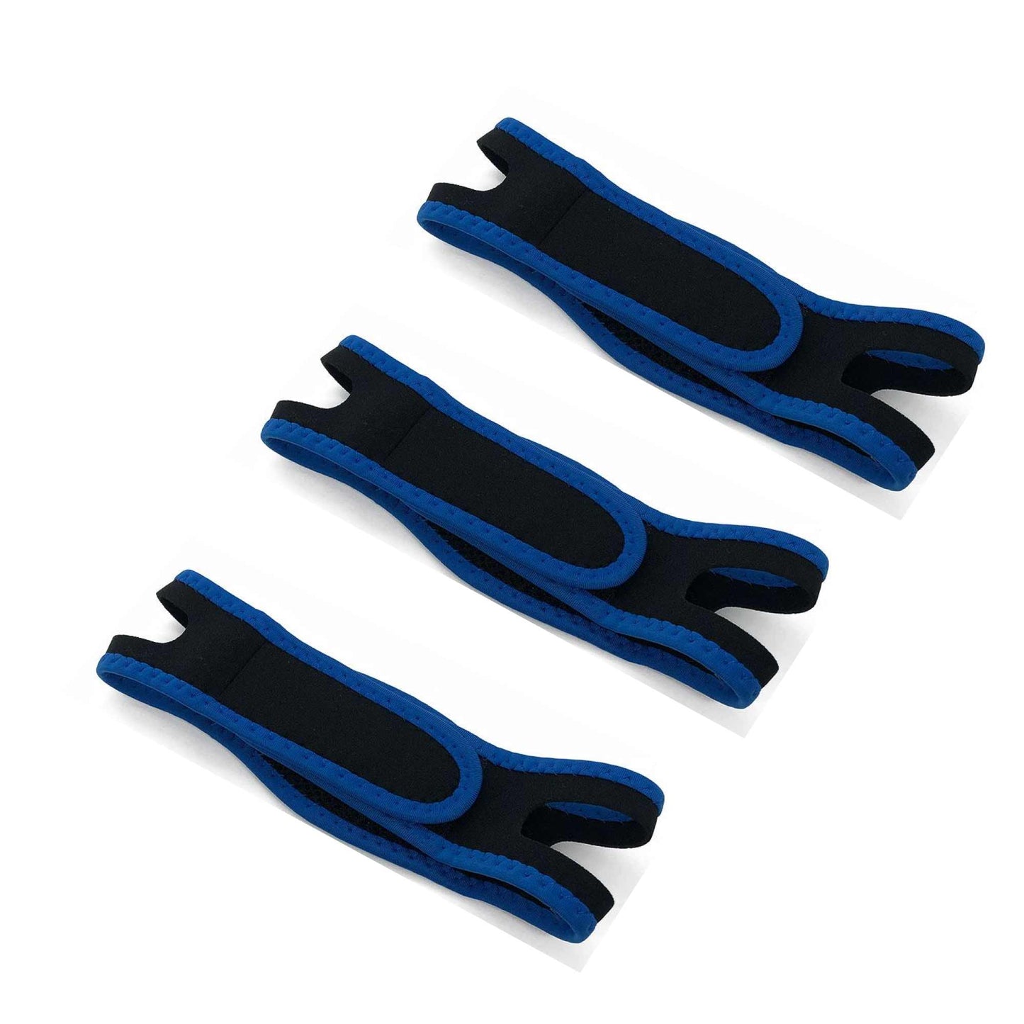 3x Anti Snoring Aid Adjustable Chin Strap - Jaw Brace Sleep Aid Device-0