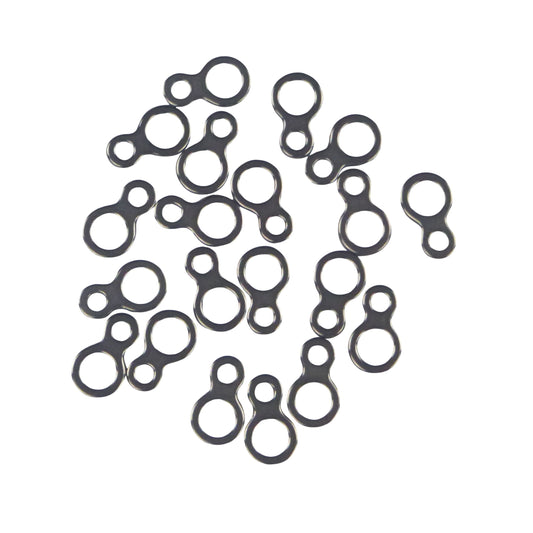 Swimerz 180kg Solid Double Rings, 14mm, 20 pack-0