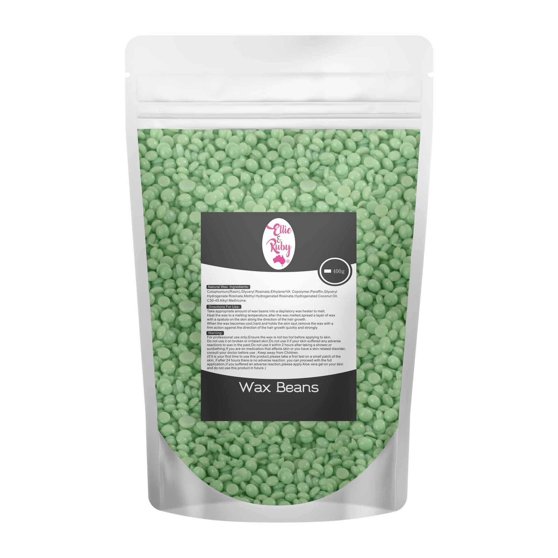 400g Hard Wax Beans - Brazilian Waxing Beads Bag Stripless Bikini Hair Removal-5