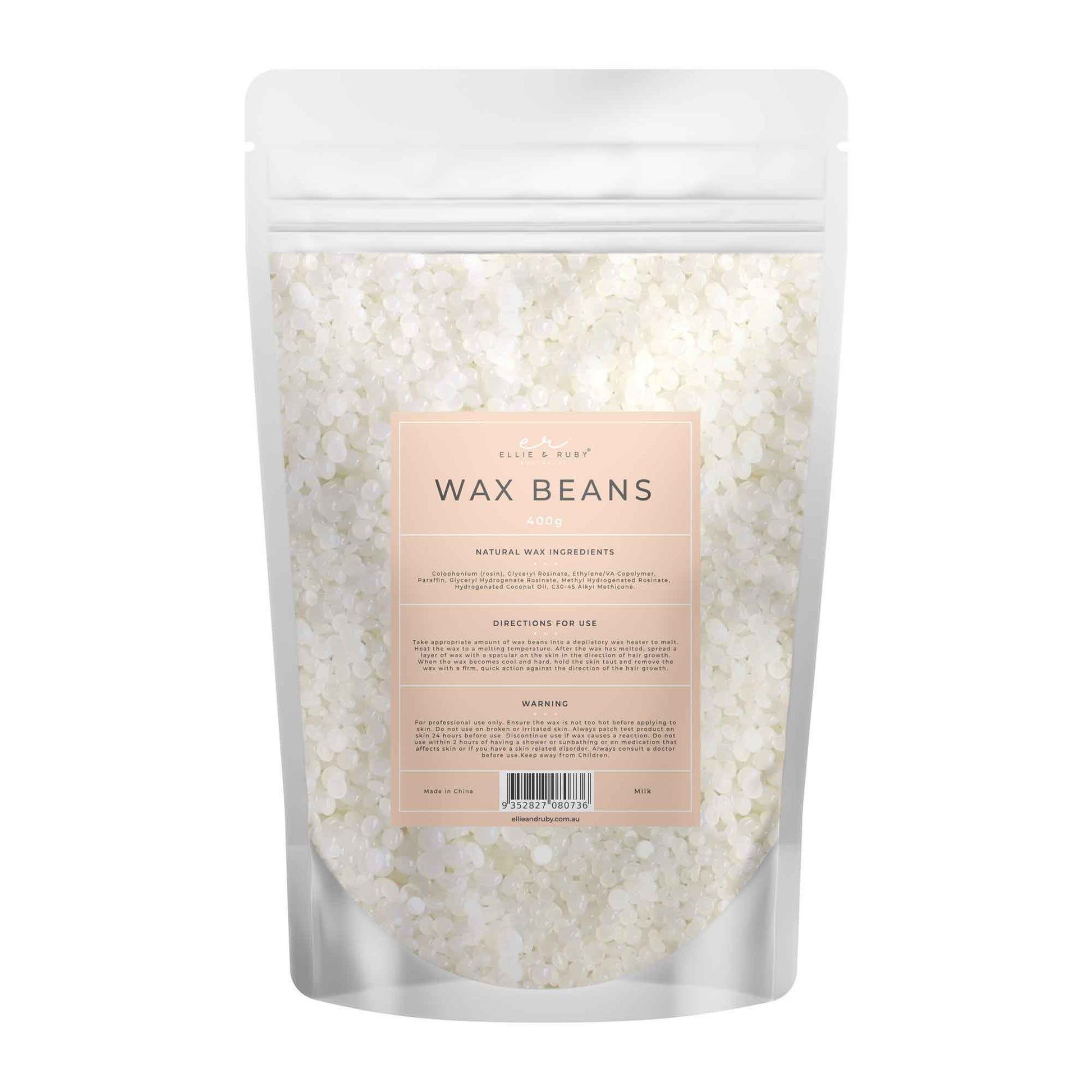 400g Wax Beads Milk - Brazilian Waxing Beans - Stripless Bikini Hair Removal-0