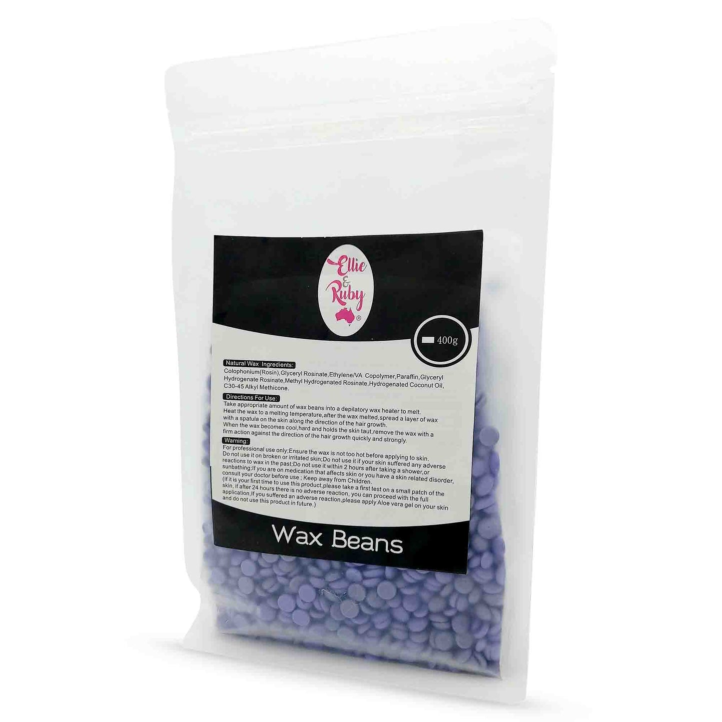 400g Hard Wax Beans - Brazilian Waxing Beads Stripless Bikini Hair Removal-4