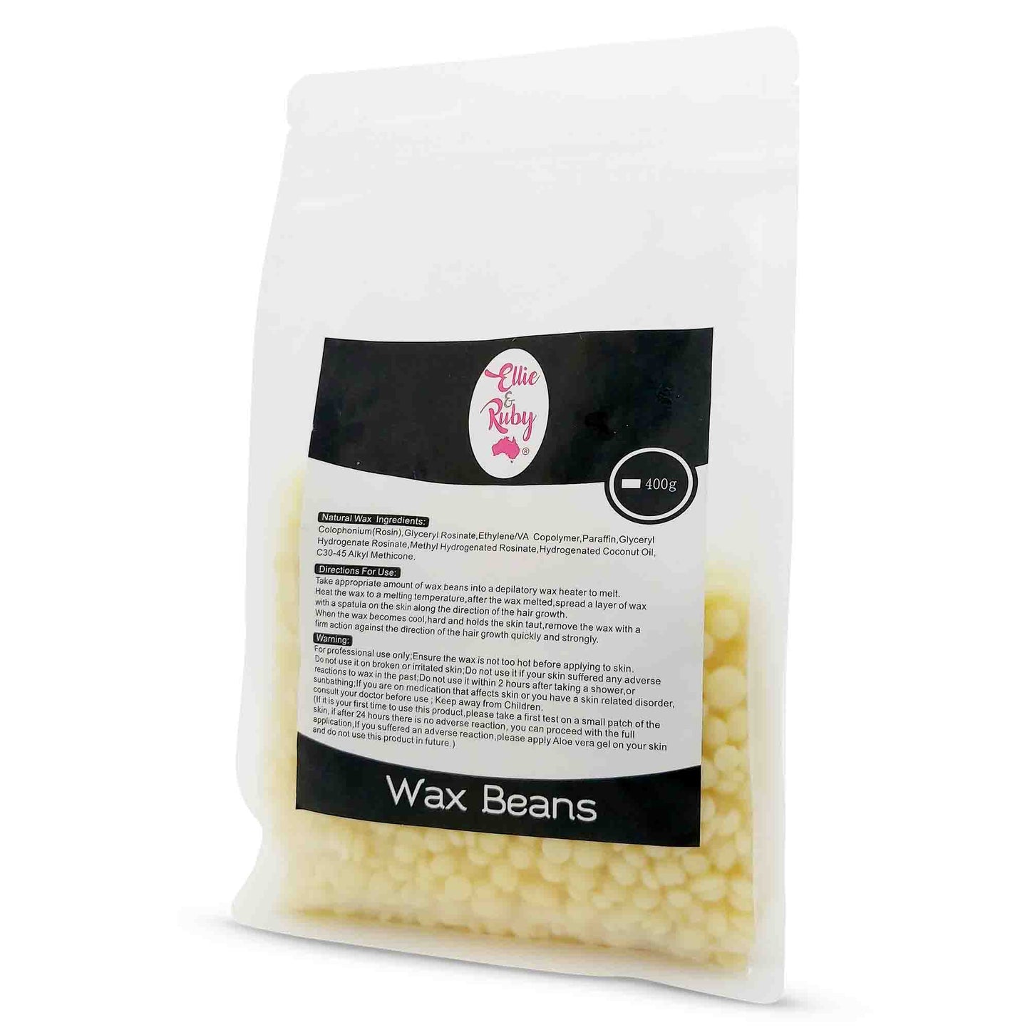 400g Hard Wax Beans - Brazilian Waxing Beads Stripless Bikini Hair Removal-5