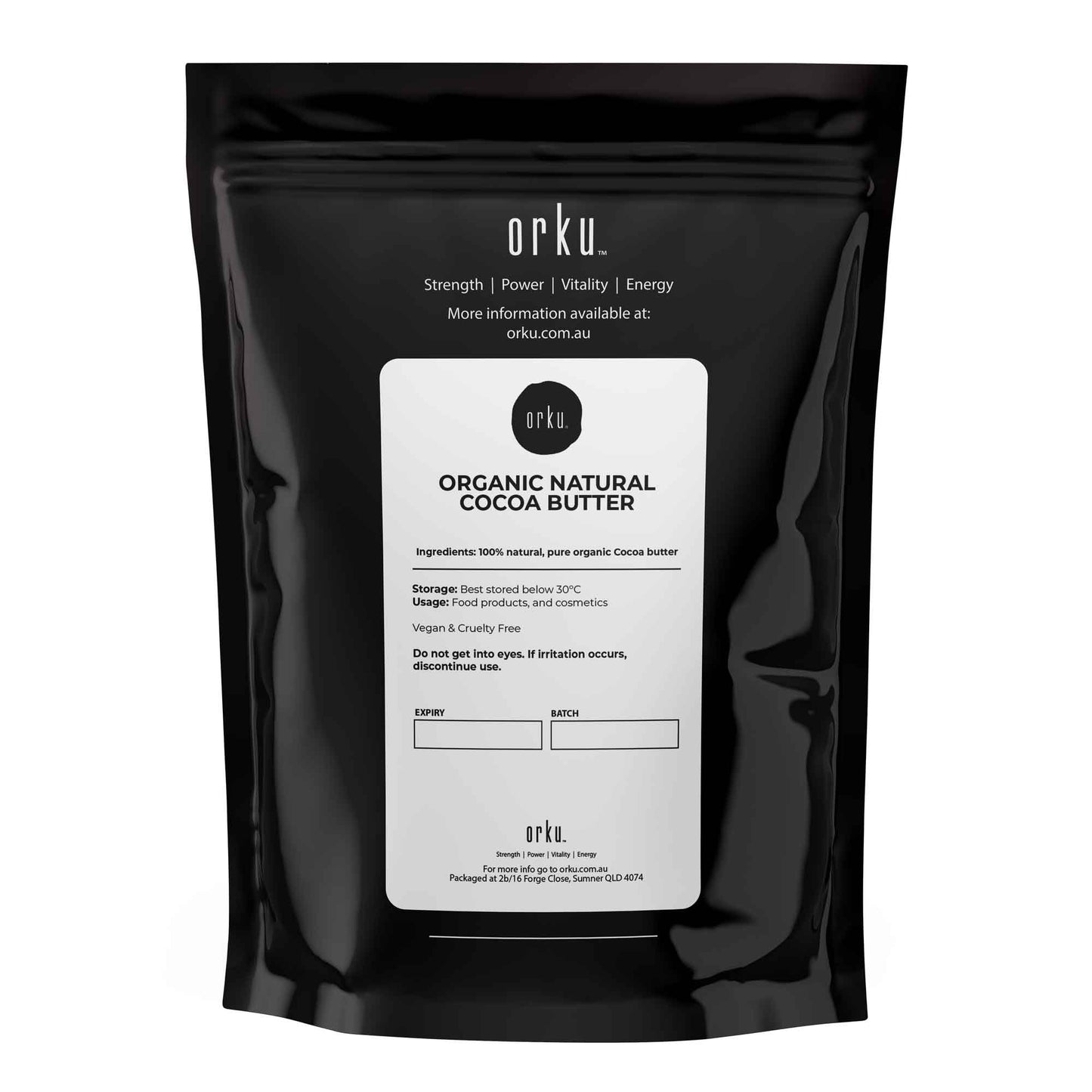 400g Organic Cocoa Butter - Raw Natural Food Grade Chunks - Skin Body DIY Cream-1