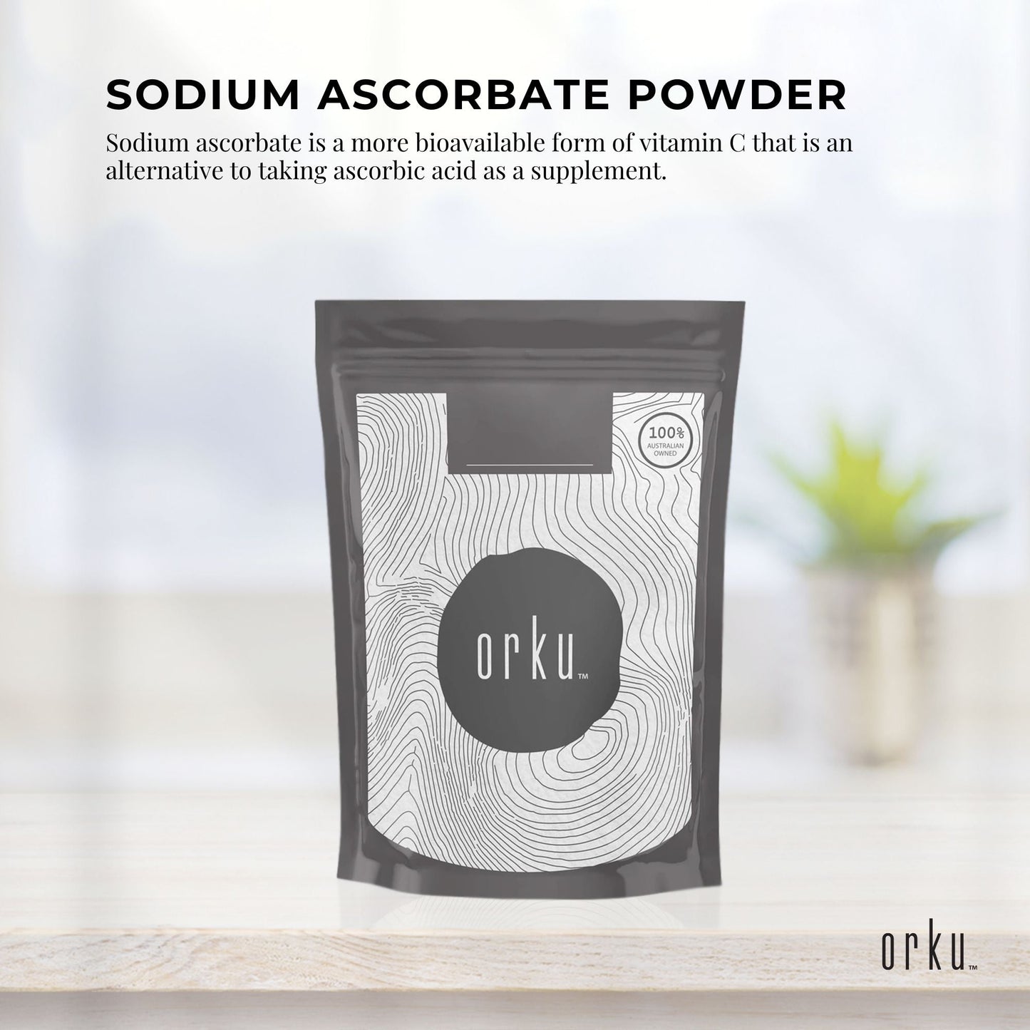 400g Sodium Ascorbate Powder - Vitamin C Buffered Pharmaceutical Ascorbic Acid-1