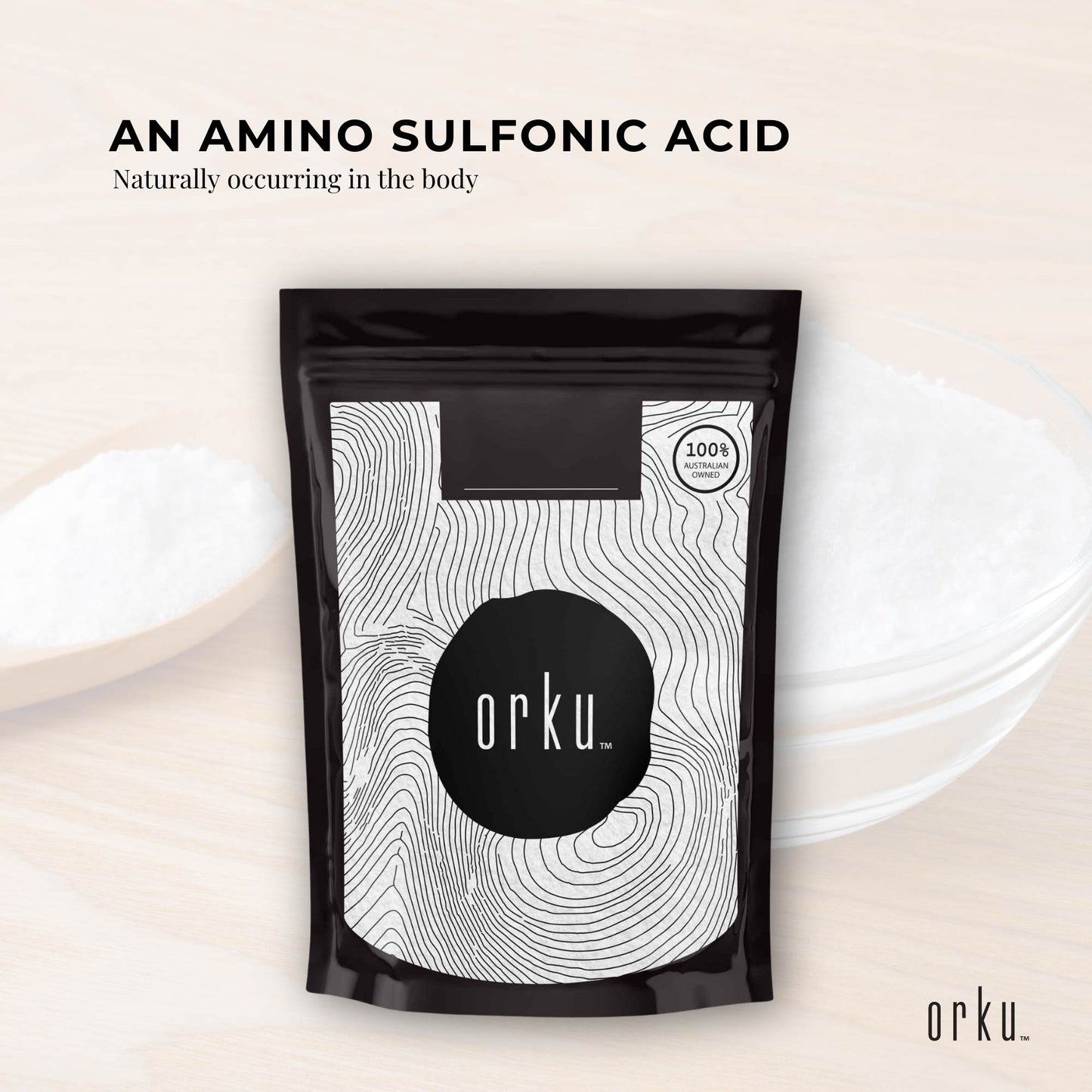 400g Taurine Powder - Pure Amino Acid Food Grade L-Taurine Vitamin Supplement-3