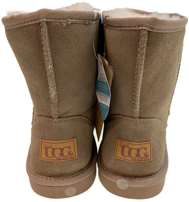 GROSBY Jillaroo Ladies UGG Boots Genuine Sheepskin Suede Leather High Classic Moccasins - Mushroom-3