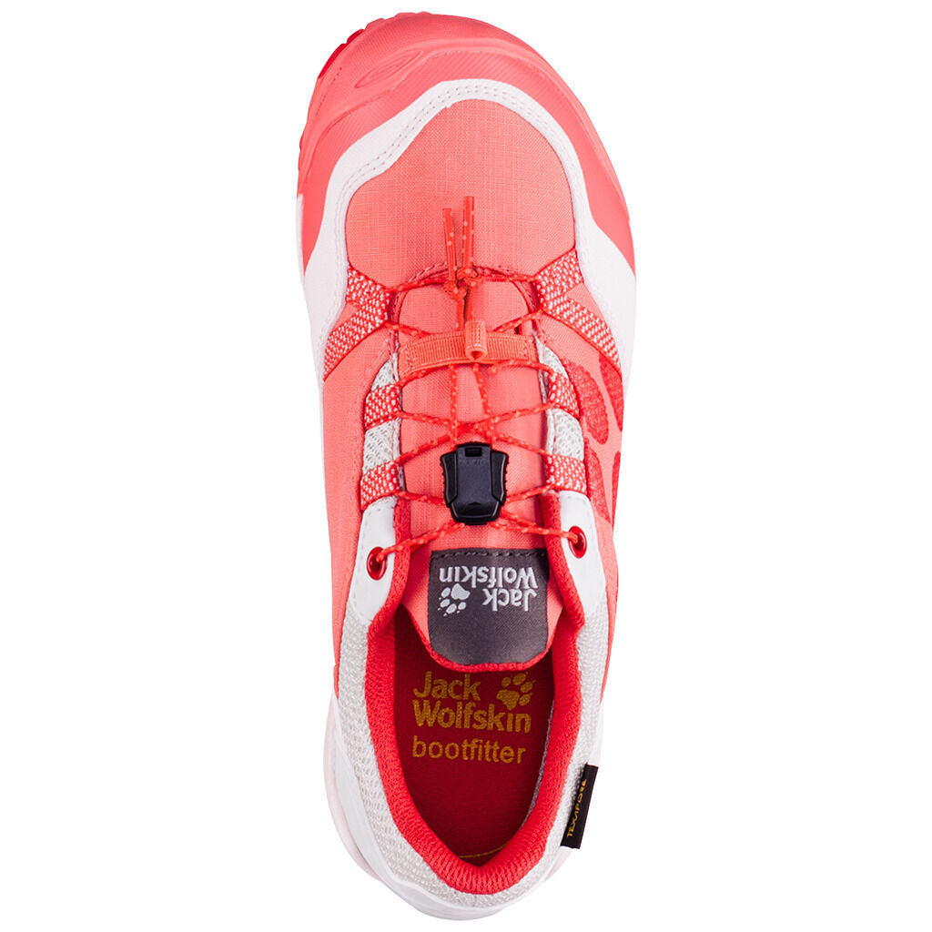 Jack Wolfskin Jungle Gym Texapore Low Kids Flamingo Sneakers Boys Girls Shoes - Flamingo