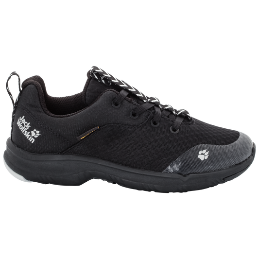 Jack Wolfskin Girls Phoenix Texapore Low Shoes Hiking Trekking - Black - Black