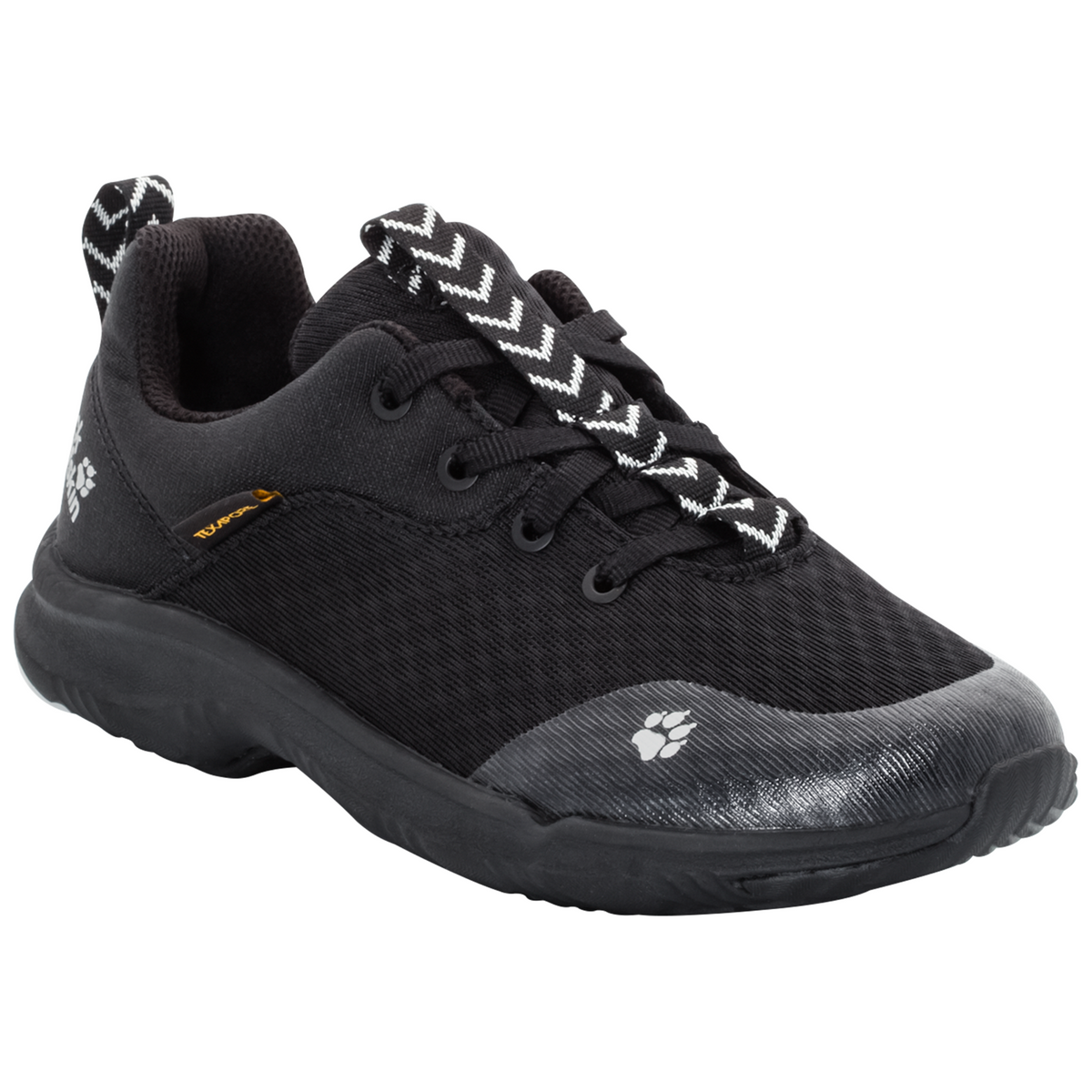 Jack Wolfskin Girls Phoenix Texapore Low Shoes Hiking Trekking - Black - Black