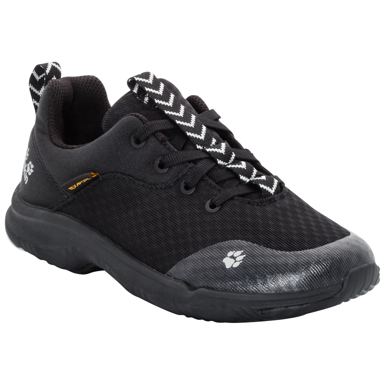 Jack Wolfskin Girls Phoenix Texapore Low Shoes Hiking Trekking - Black-0