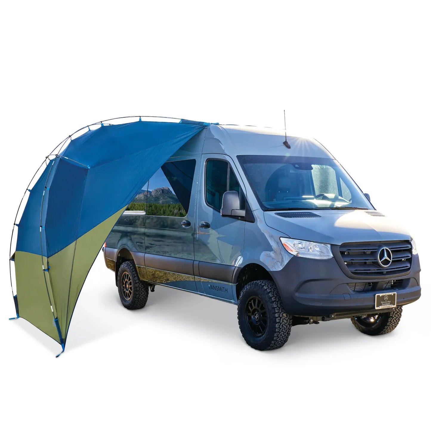 KELTY Sideroads Car SUV Truck Awning in Midnight Navy/Winter Moss-2