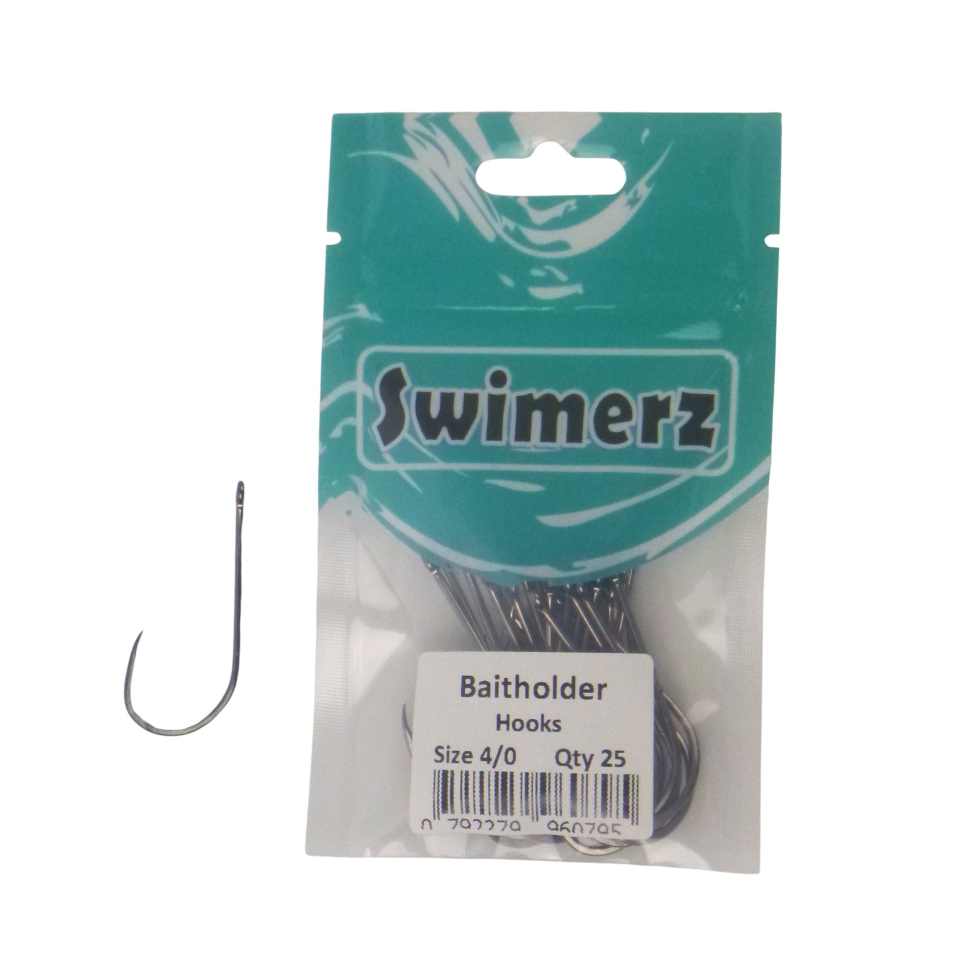 Swimerz 4/0 Baitholder Hook, Qty 25-1