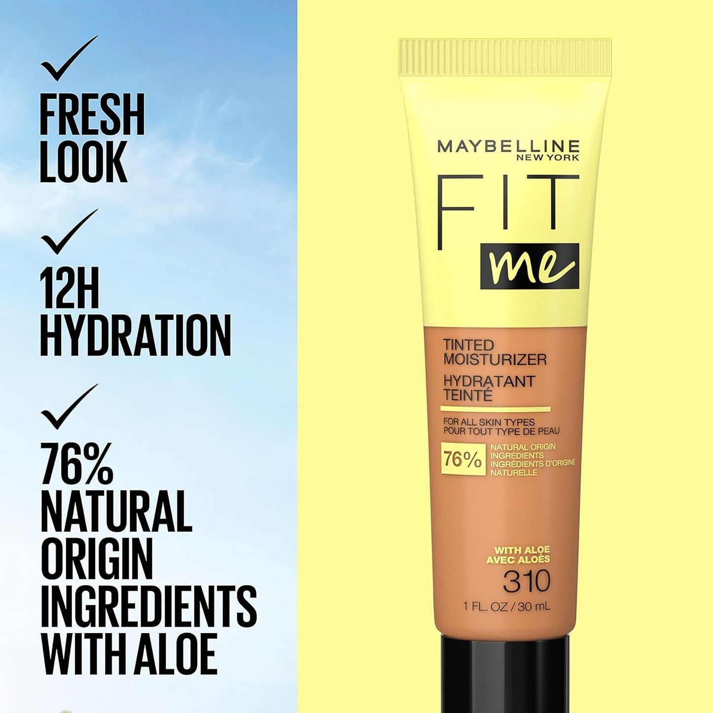 Maybelline Fit Me 30ml Tinted Moisturizer with Aloe - 360 (Foundation)