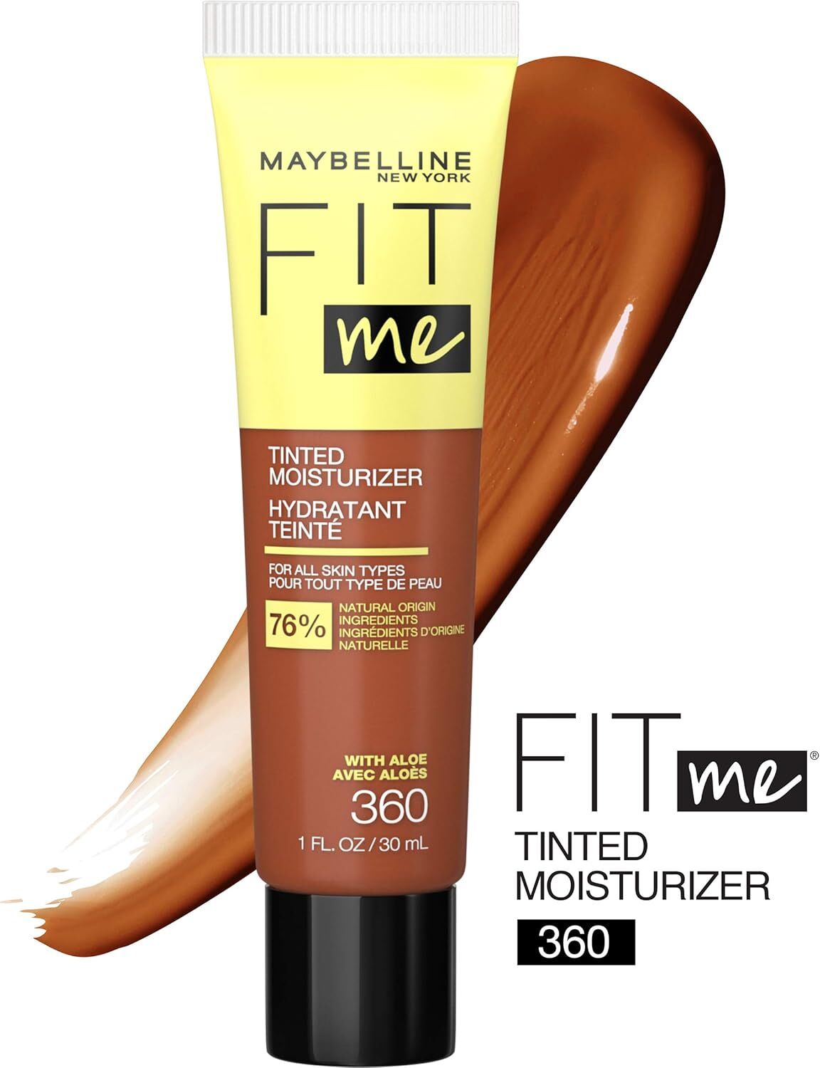 Maybelline Fit Me 30ml Tinted Moisturizer with Aloe - 360 (Foundation)