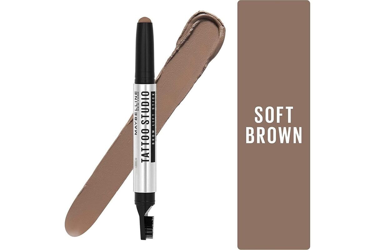 Maybelline Tattoo Studio Brow Lift Stick Waterproof Smudge - 255 Soft Brown