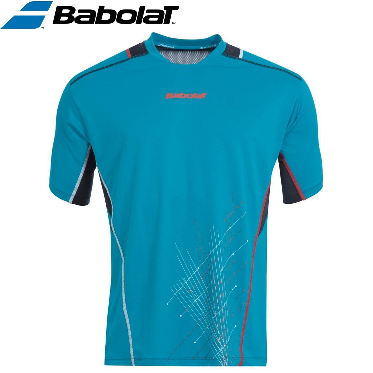 Babolat Light Blue Match Perfect Boys T-shirt - Light Blue-1