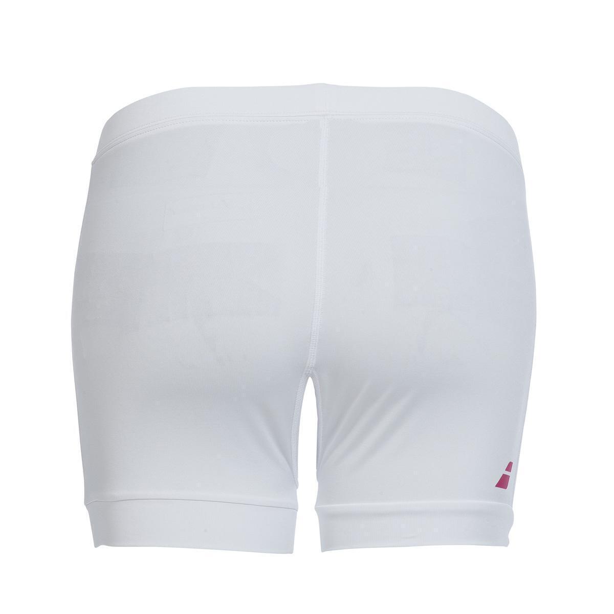 Babolat Girl's Match Core Performance Shorts Tennis Sport Kids - White-2