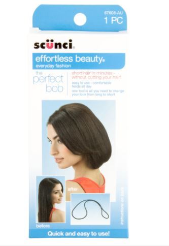 Scunci Pk1 The Perfect Bob Effortless Beauty Everyday Fashion Hair-0
