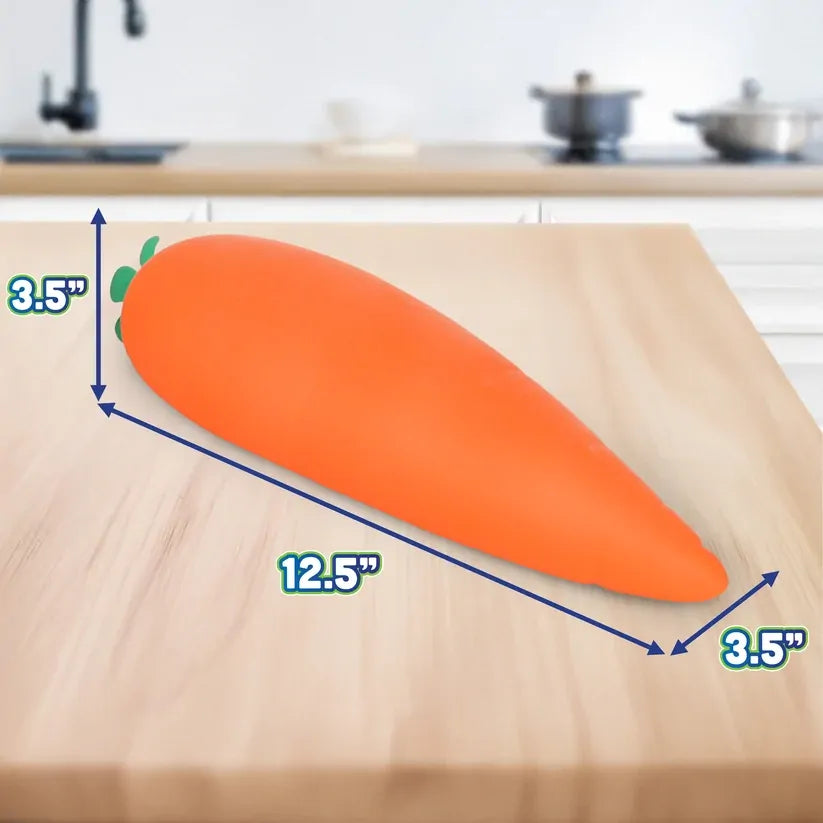34cm Giant Carrot Squishy Fidget Squeezy Stress Relief Sensory Toy Fun
