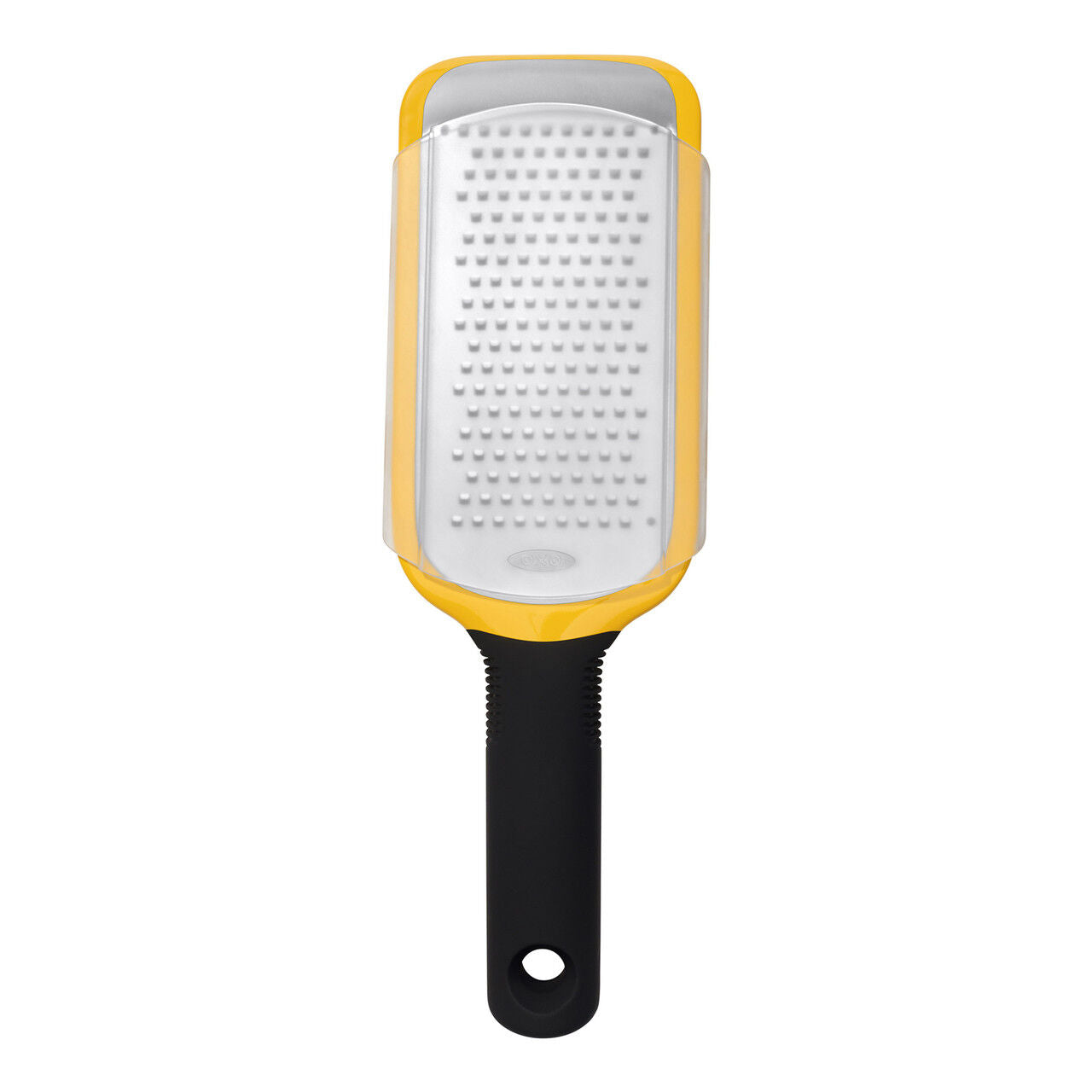 OXO Good Grips Medium Grater – Etched Stainless Steel Blade Non-Slip Handle for Cheese Vegetables Citrus
