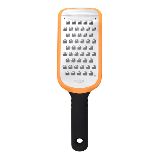 OXO Good Grips Coarse Grater – Etched Stainless Steel Blade Soft Grip for Cheese Vegetables Chocolate