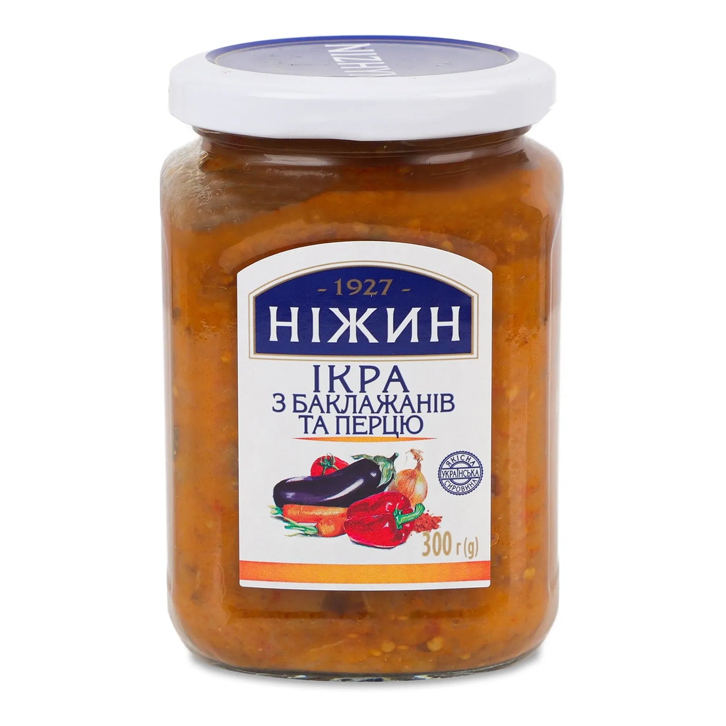 300g Ukrainian Relish of Roasted Eggplants & Pepper Spread "Moroccan Paste" Baklazhany
